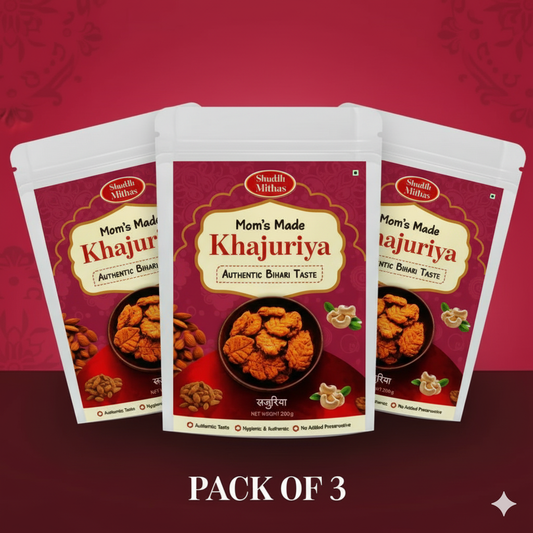 Traditional Khajuriya 3 Combo